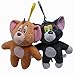 SZSBLT Juguetes de Peluche de Tom y Jerry, Colgantes de muñeco de Peluche de Dibujos Animados, Colgantes de Felpa, un Conjunto de Aproximadamente 11 cm de Alto