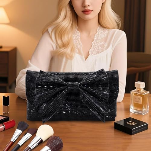 Image of Sparkling Rhinestones Evening Bag Formal Crystal Clutch Purse for Women Ladies Evening Purse for Dinner