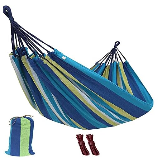 Outdoor amacas Garden Camping Hammock,Portable Hammock for Patio Yard Garden Backyard Porch Travel