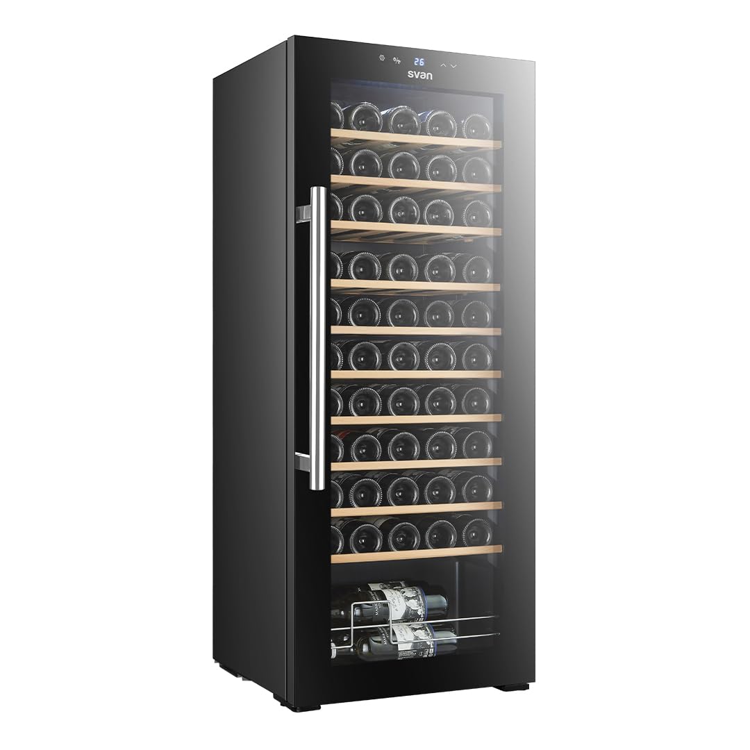 SVAN Vinoteca 32 Botellas Negro SVN3200S. 65W, Display LED táctil, Pantalla Digital Exterior, 8 Rejillas Metálicas, Clase de Eficiencia Enérgetica G — view 8