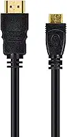 Cabo HDMI para Mini HDMI de 2 Metros, Resolução de 1080p, para Projetores, Câmeras e Outros