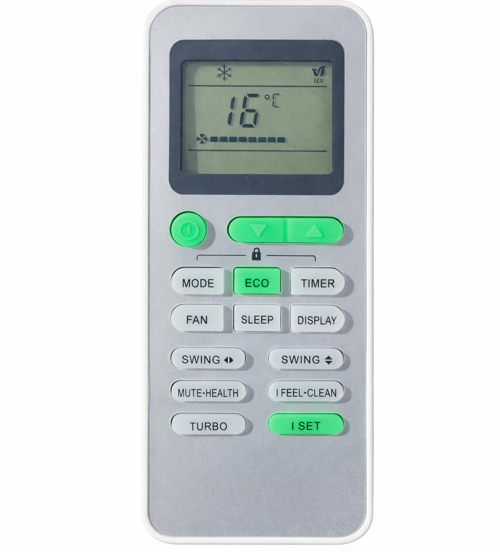 Universal AC Remote Compatible for TCL 1.5 Ton AC Remote No 237 with Eco, I Set, Turbo, IFeel Button, White (Work Only If Your Old Remote Same)-picture-13