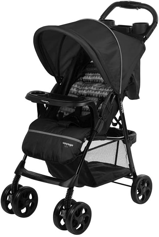 Carrinho De Passeio Para Bebê Spot (Até 15kg) Preto - Voyage