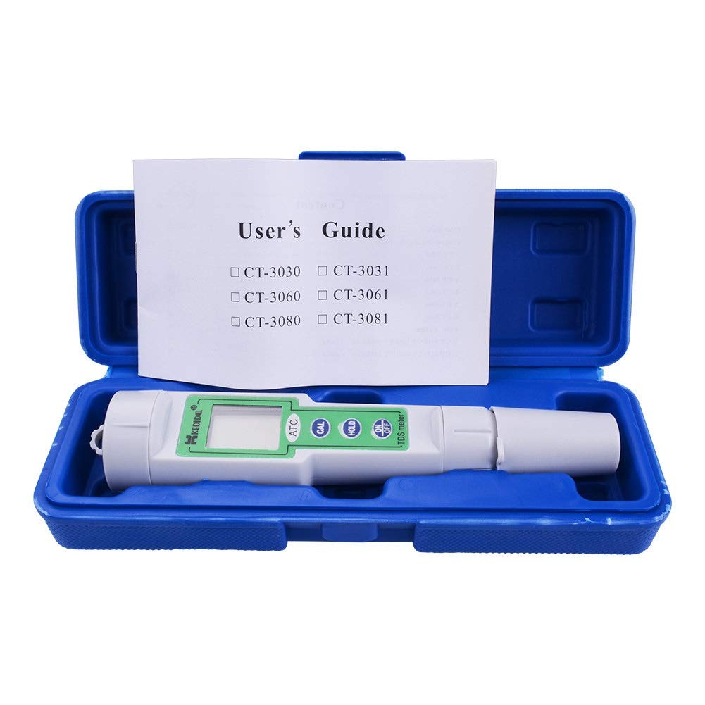 Portable Tipo Pluma TDS Calidad del Agua Análisis Meter Rango de medición 0-9999 PPM TDS Tester de Bolsillo del TC-3061