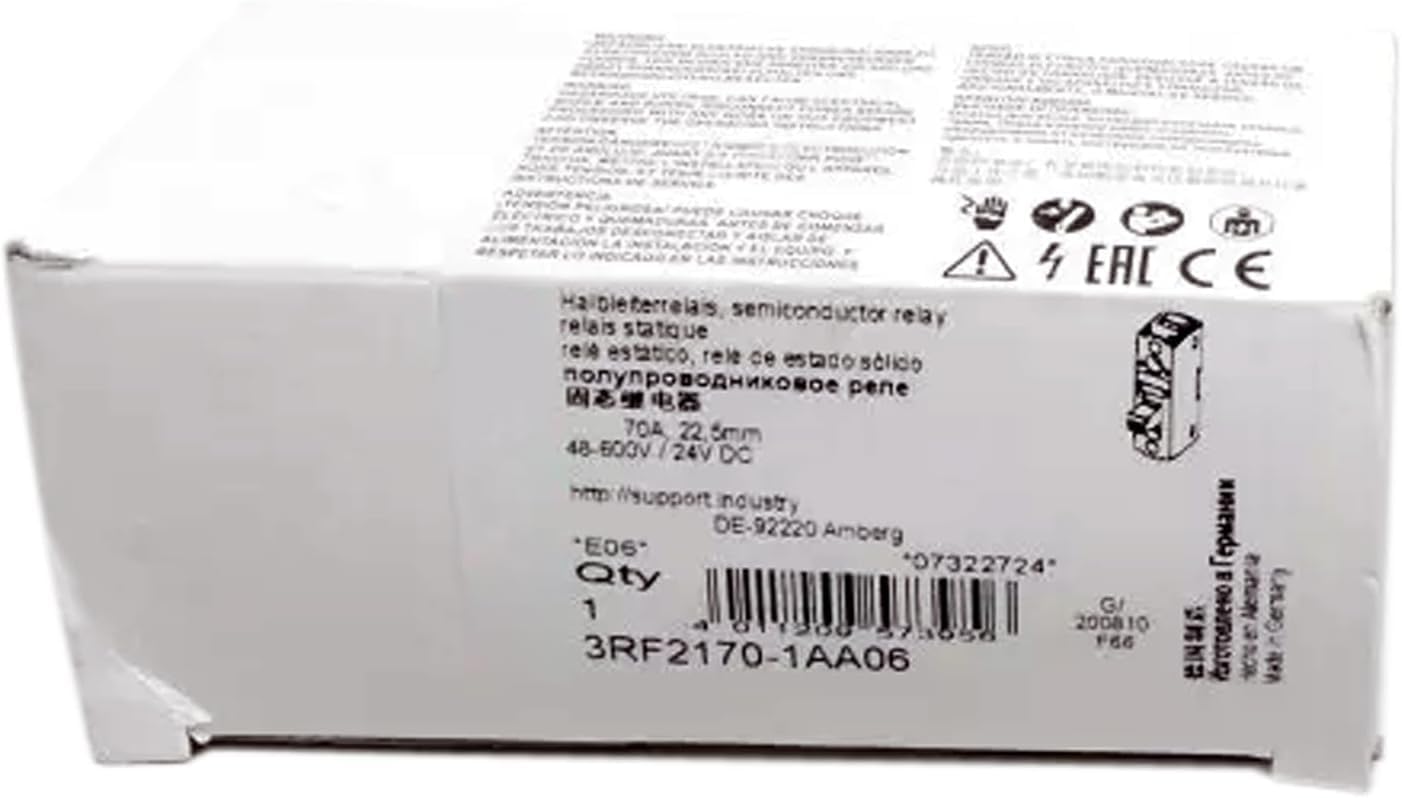 3RF2170-1AA06 résout les pannes de commutation avec sa boîte scellée