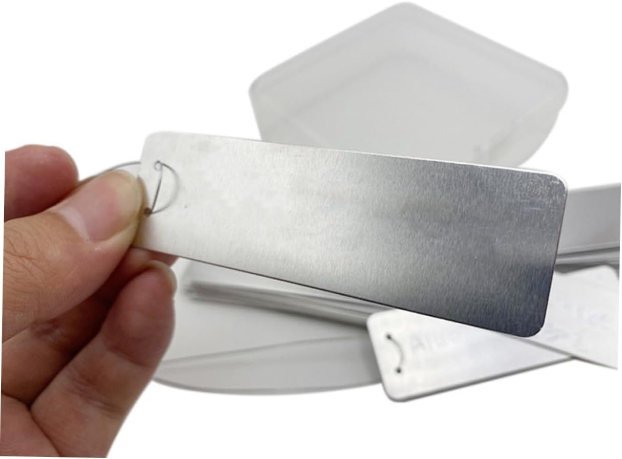 Yardwe 150pcs Aluminum Plant Labels Garden Markers for Outdoor Use Lightweight Tags for Plant Identification Sturdy Metal Signs for Nurseries and Flower Shops