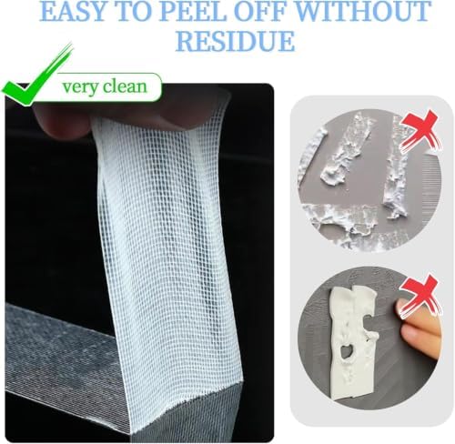 High Tack Double Sided Mesh Tape (3PCS,1.57 in ร 65.62 ft) - 3