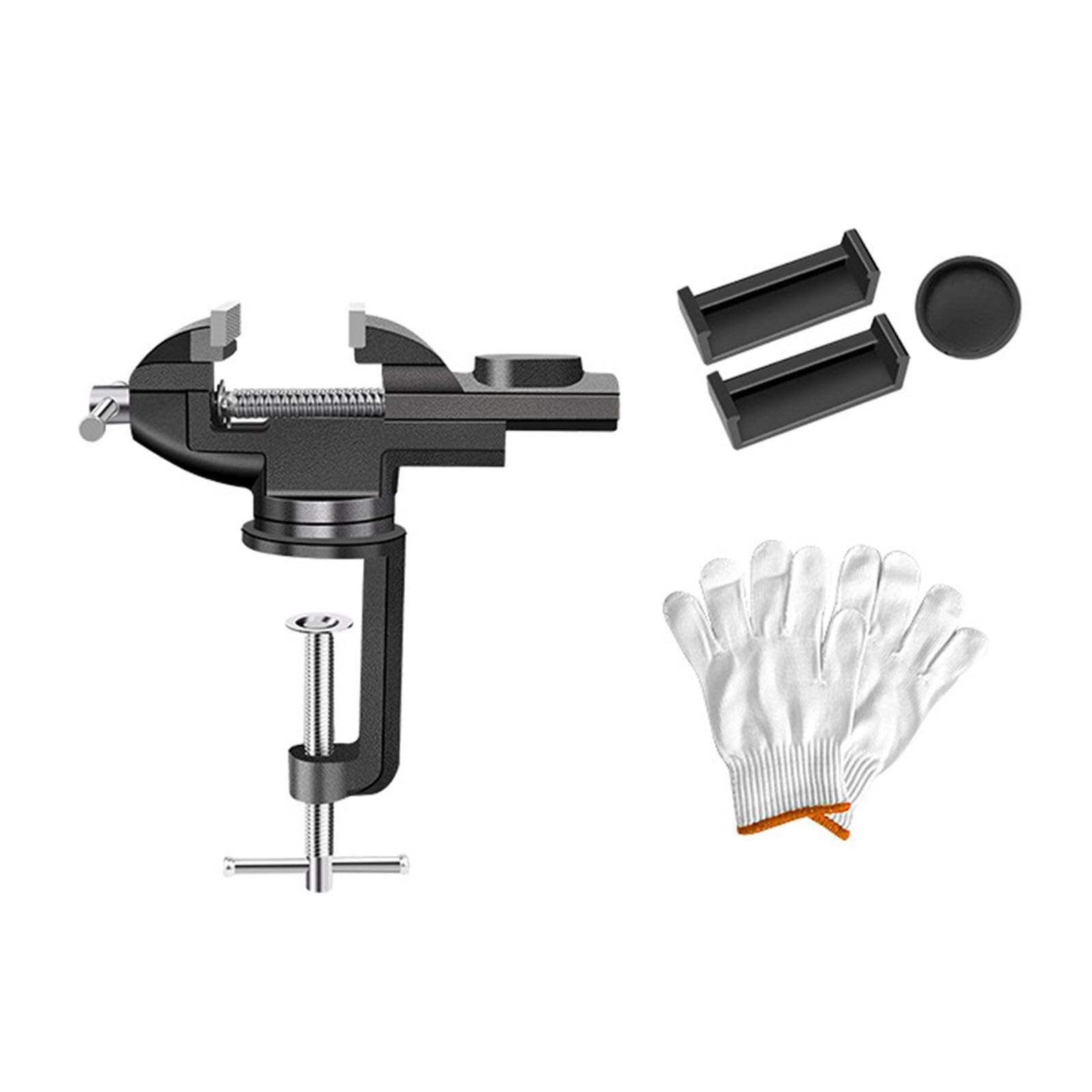 Auyxssz Allowing To Lock Workpiece In Any Position. Table Vise Table Clamp 360 Degree Rotating Mini Bench Vise Durable Tool Hold In Crafting Jewelry Universal