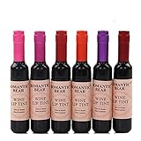 Ownest 6 Colors Wine Liquid Lipstick, Lady Long Lasting Make Up Gloss Matte Lip Tint Wine Bottle Cover, Matte Lip Gloss Set-6PCS/Kit