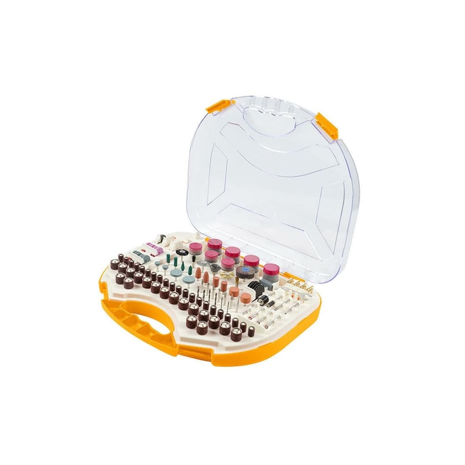 Avilia Set Valigetta con Accessori di Levigatura e Lucidatura per Mini Smerigliatrice - 250 Utensili Multifunzione, Ideali per Professionisti e Hobbisti