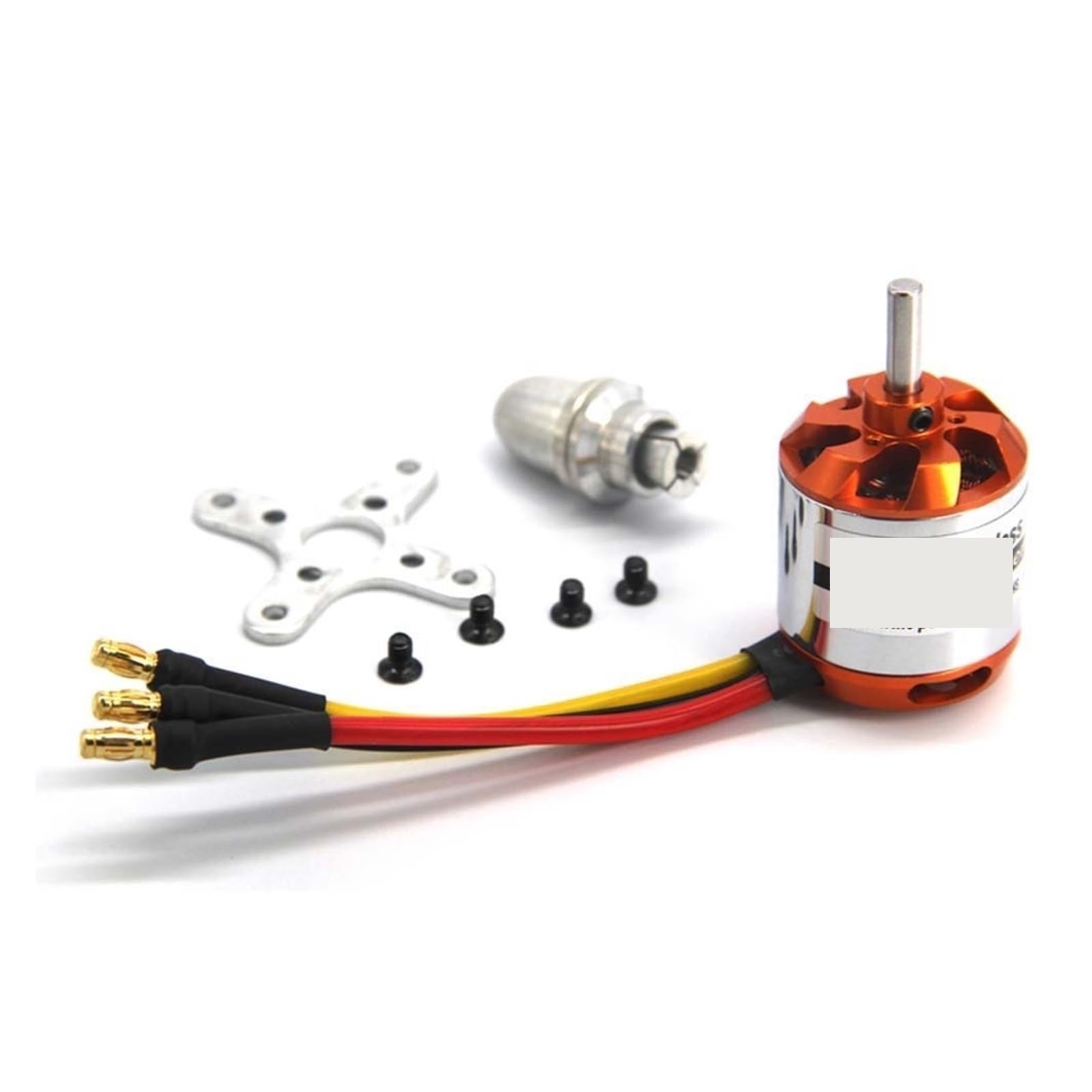 Motor sin escobillas 2836 750KV 880KV 1100KV 1500KV para avión RC ala fija | Alto par, eje 4mm, baja vibración, refrigeración eficiente para drones y aviones RC(EP-D2836-880KV)