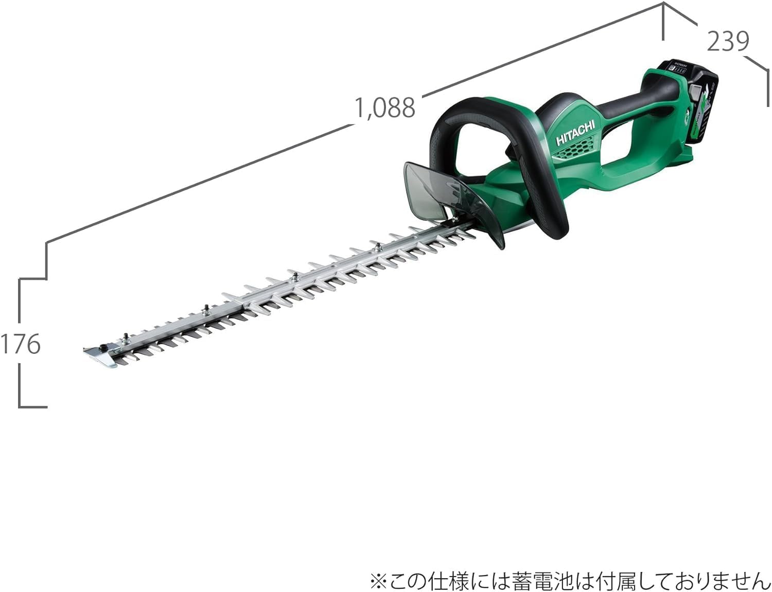 コードレス植木バリカン 36V マルチボルト 充電式 【耕作者】 リチウムイオン電池、急速充電器別売り※純正梱包箱付