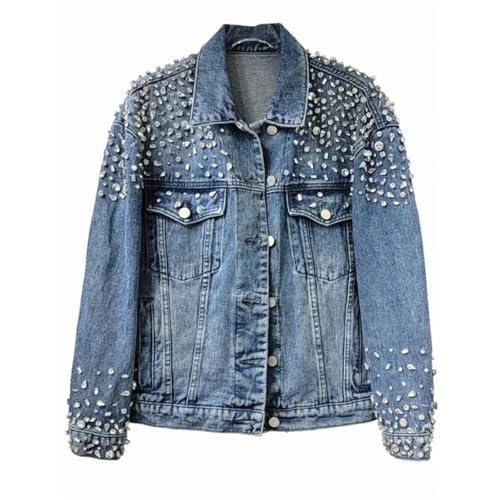 Manteau Denim Cristal Homme pour Briser la Monotonie des Vestes Jean