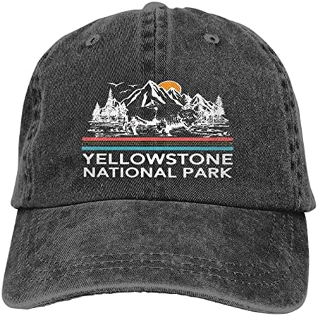 Yellowstone National Park Ranch Horse Cowboy Hat Adjustable Baseball Cap Trucker Casquette Outdoor Denim Hat