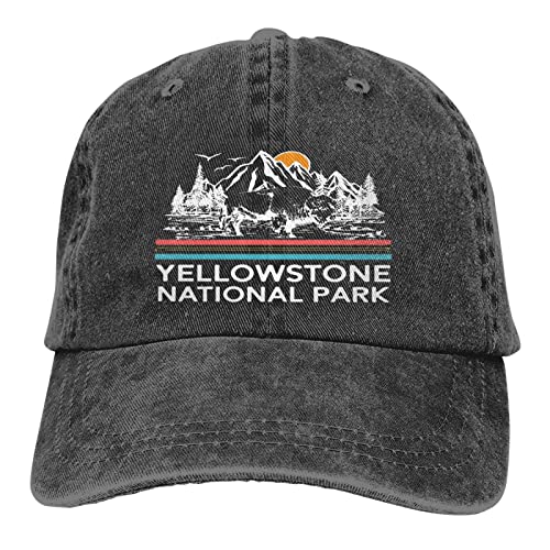 Yellowstone National Park Ranch Horse Cowboy Hat Adjustable Baseball Cap Trucker Casquette Outdoor Denim Hat #TOP1