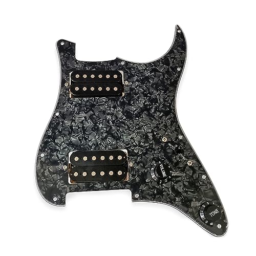 Pickguard guitare HH pré-câblé avec micros Alnico SSH pour guitare électrique