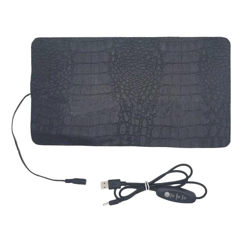 USB Reptile Heat Pad Small Waterproof for Lizard Spider Tortoise 33X18Cm | 1 Piece Reptile Heating Pad