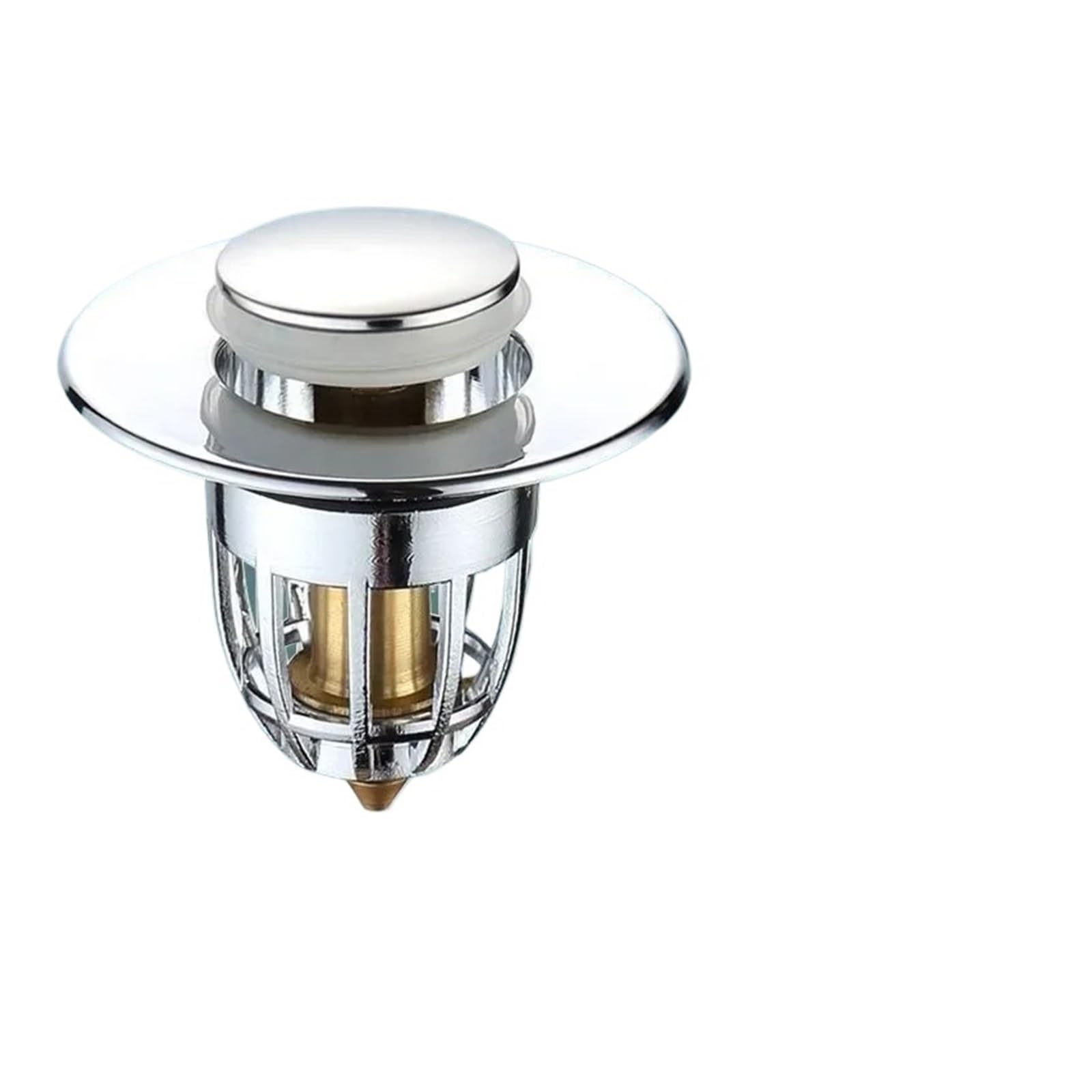 Pop-Up Sink Drain Filter with Hair Catcher(Copper core)