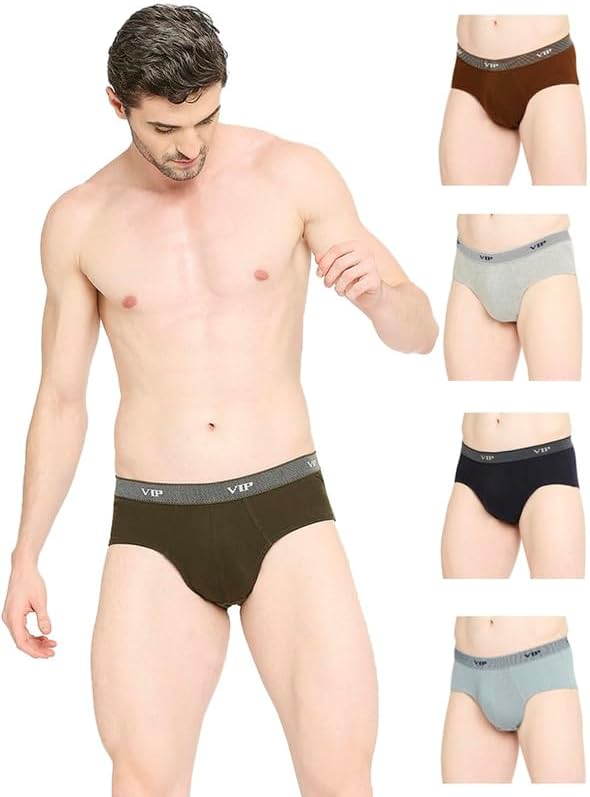 VIP® Fresh Men's Breathable Cotton Mesh Briefs - Assorted Colours