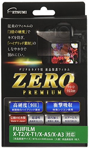 �G�c�~ �t�� �ی�t�B���� ���d�x�̊���Ȃ��V�[�gZERO PREMIUM �[���v���~�A�� FUJIFILM �t�W�t�C���� XT2 / XT1 / XA5 / XA3 �Ή� 9H ���{�� VE-7536