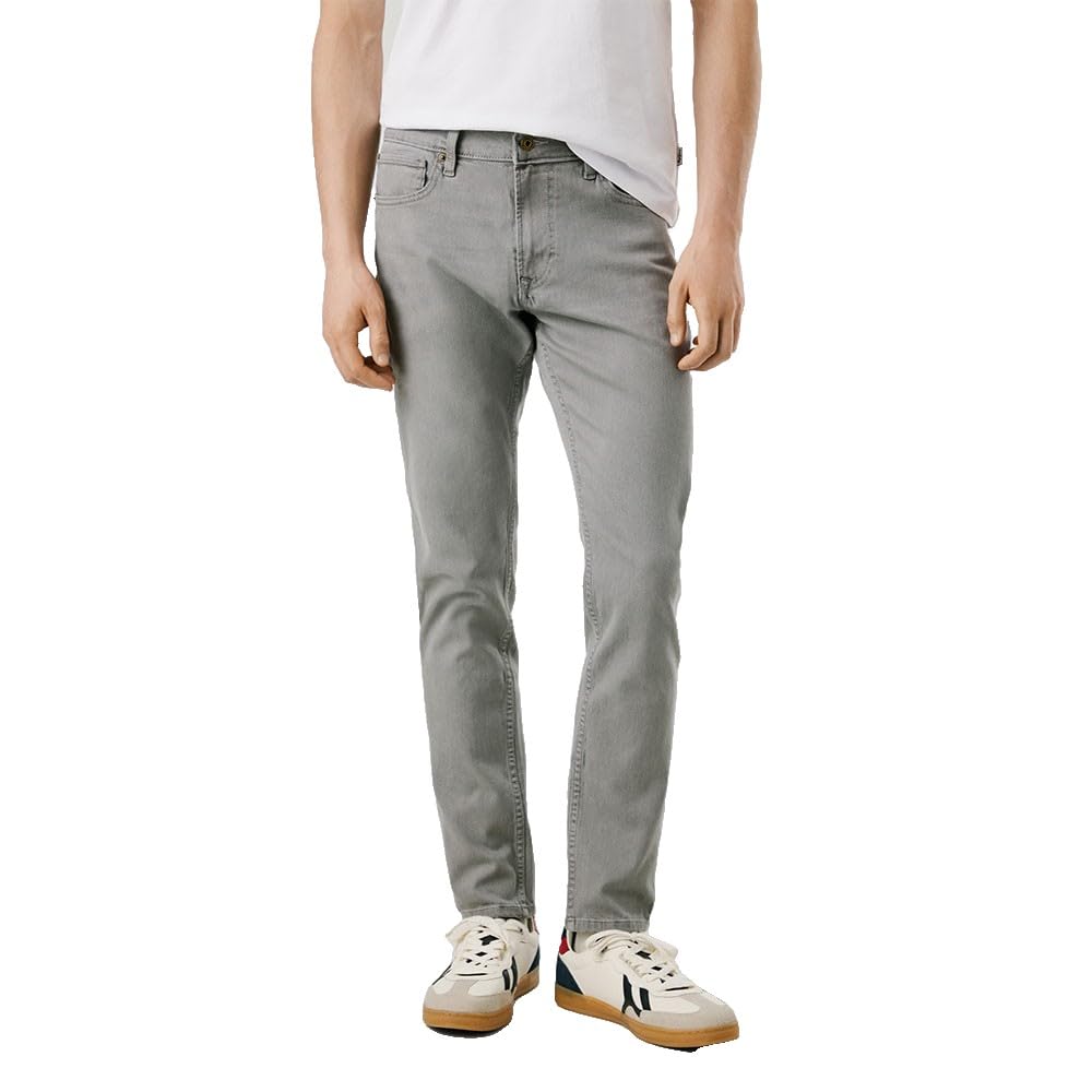 Pepe Jeans Herren Tapered Jeans Stanley Jeans, Grau (Grey), 40W / 34L, Grau, 40 W/34 L