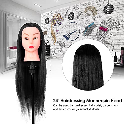 Staright Cabeça de manequim de 24