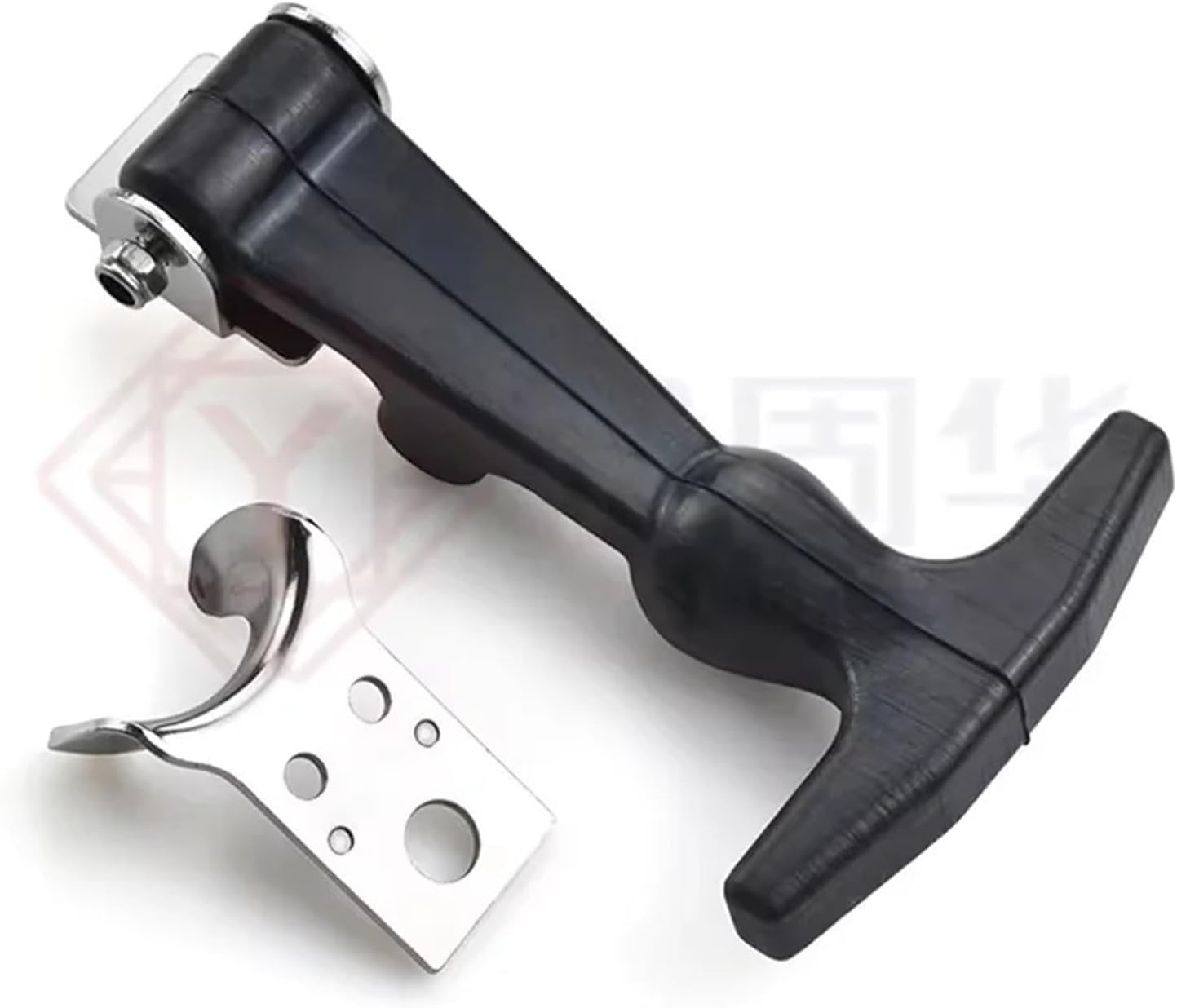 1Pcs Galvanized Latches Buckle Holder Internal Button Hook Rubber Elastic Vehicle Shock Absorption Engine Cover Hasp(Big SUS304)