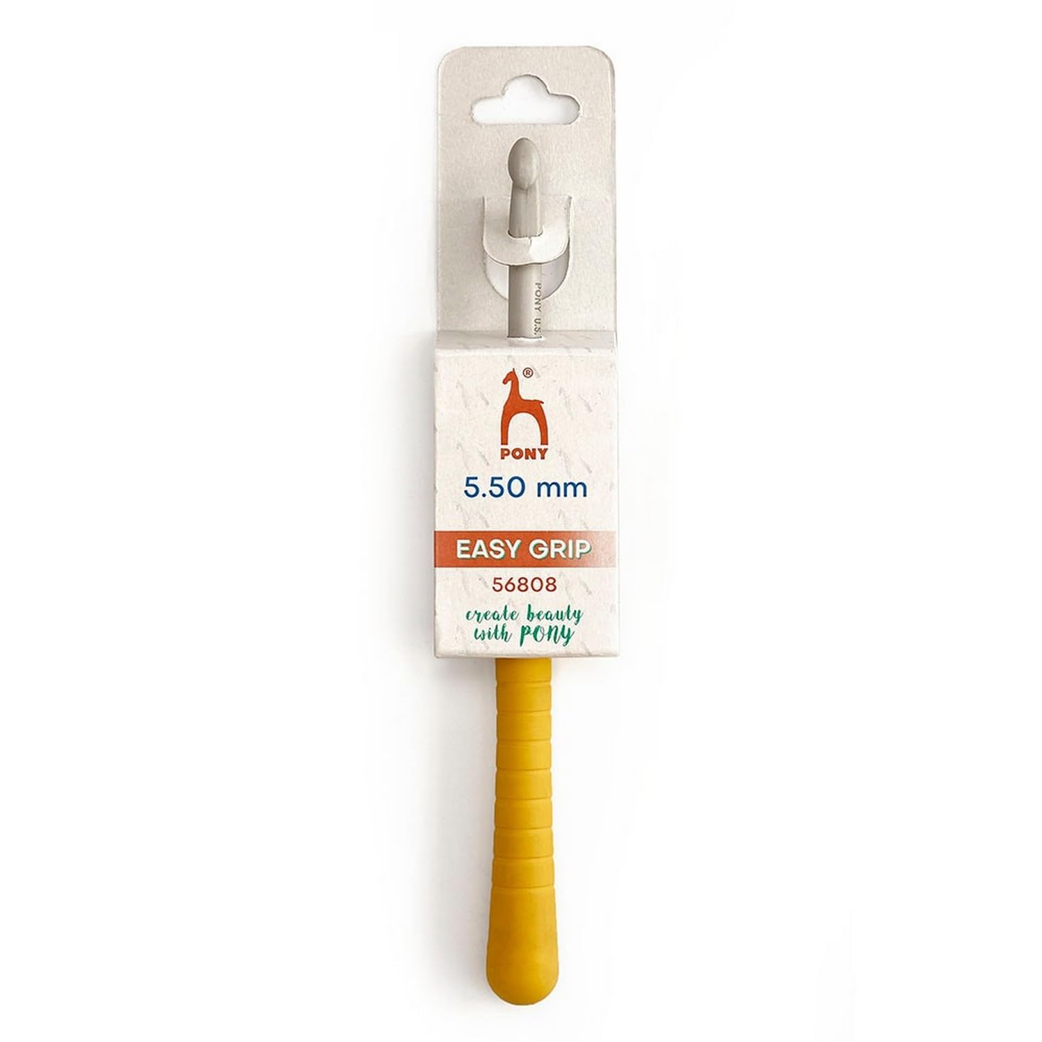 Pony Easy Grip Crochet Hook Aluminium 5.5mm - 1pc