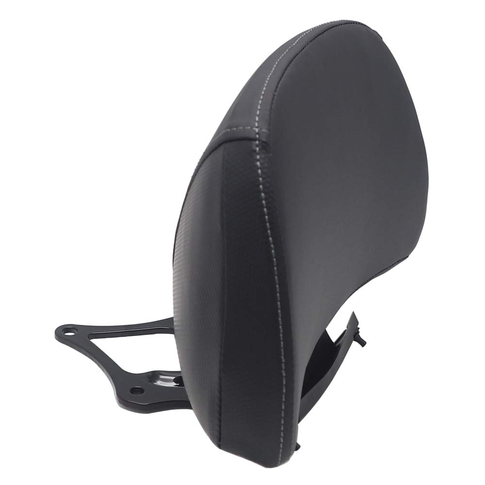 Felicey 2018-2020 Universal For HO.N.DA Gold Wing GL1800 Motorcycle Backrest Cushion Front Driver Seat Backrest Cushion Stylish Design (Color : Black)