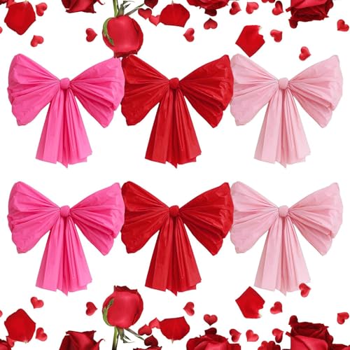 Décorations murales Saint-Valentin 6 pièces pour fête et décoration de maison