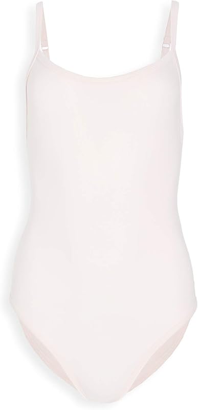 Underwear Women's One Cotton Cami Bodysuit, Nymph's Thigh, Pink, M