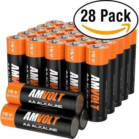 28 Pack AA Batteries [Ultra Power] Premium LR6 Alkaline Battery 1.5 Volt Non Rechargeable Batteries for Watches Clocks Remotes Games Controllers Toys & Electronic Devices - 2027 Expiry Date