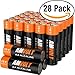 28 Pack AA Batteries [Ultra Power] Premium LR6 Alkaline Battery 1.5 Volt Non Rechargeable Batteries for Watches Clocks Remotes Games Controllers Toys & Electronic Devices - 2027 Expiry Date