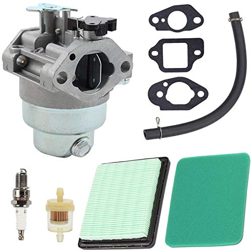 ZAMDOE GCV160 Kit de carburador Honda (carburador, Juntas, Filtro de Aire, línea de Combustible) para Motores GCV160A GCV160LA GCV160LE HRB216 HRR216 HRS216 HRT216 HRZ216 Cortacésped