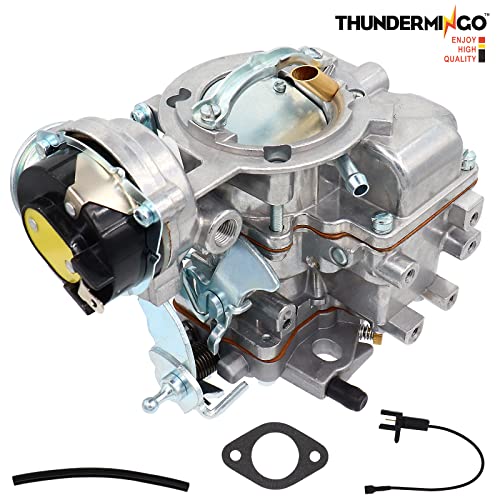 THUNDERMINGO 1 Barrel Carburetor For Ford Bronco Fairmont Granada Econoline 1965-1985 Ford F100 F150 F250 F350 4.9L 300 Cu 4.1L 250 Cu 3.3L 200 Cu Engine YF Carter Type Automatic Choke