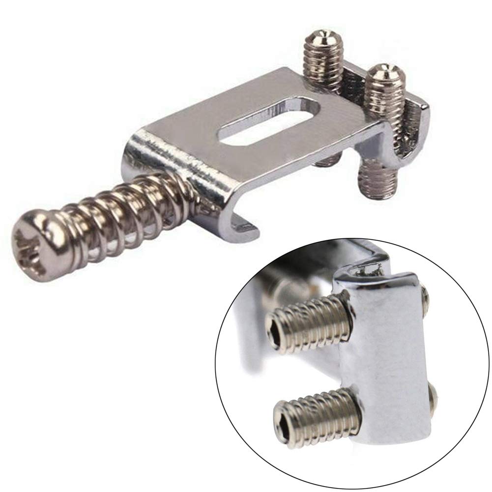 RuiJOTWAT 6 Pack Roller Tremolo Bridge Saddles for Strat Stratocaster and Tele Telecaster Electric Guitars, Nickel Silver - Image 4