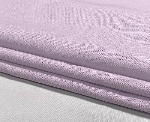 A-Express Plain Cotton Fabric, 60 Inches 150cm Extra Wide Per Metre, 150 GSM Viscose Material, for Clothing Quilting - Image 2