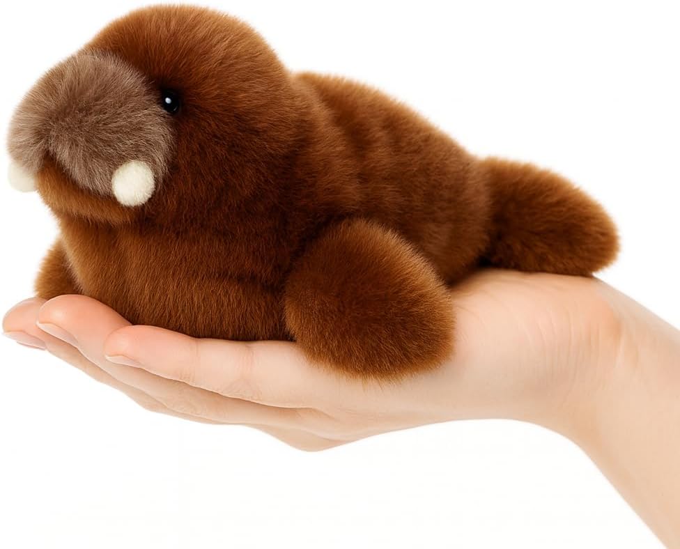 Adorable Walrus Stuffed Animal Soft Walrus Plush Toy Cute Birthday Gift for Boys Girls Kids Toddlers