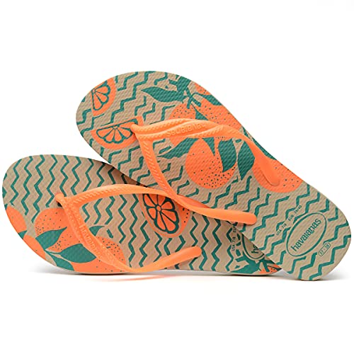 Chinelo Fantasia Style, Havaianas, Feminino, Areia, 37/38