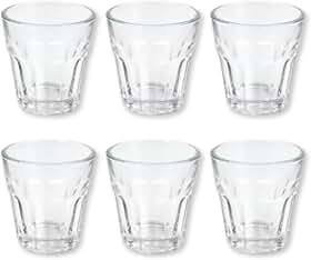 Conjunto 6 Copos Shot Vidro Transparente 60ml para Dose de Bebidas Tequila Vodka Cachaça Whisky Licores Copo Pequeno Bar Festa Casa