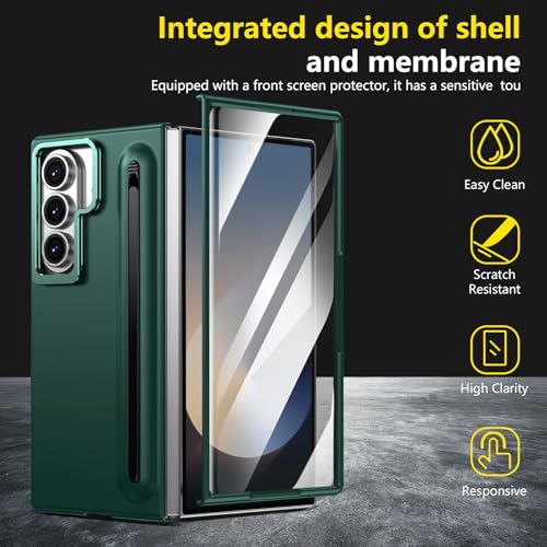 Coque Galaxy Z Fold 8 Ultra protégeant l'écran avec stylet et support - 7