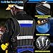 Tool Vest for Men, Electrician Tool Vest, Tool Vest Electrician with Molded Drill Holster, 17 Storage Spaces, 1680D Heavy Duty Adjustable Work Vest with Reflective Strips, Fits Chest 37