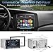 Double Din car Stereo with CD/DVD Player- CarPlay & Android Auto, Car Audio with Bluetooth, 7 Inch HD Touchscreen, Rear Camera, USB/TF/AUX, AM/FM, Subwoofer Radio Receiver