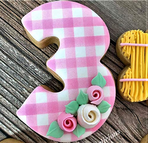 Number Three / #3 Cookie Cutter, 3.25" Made In Usa By Ann Clark #TOP1