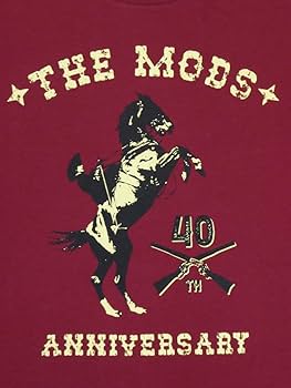 Amazon.co.jp: THE MODS/ザ モッズ/Tシャツ(バーガンディ)M/40TH