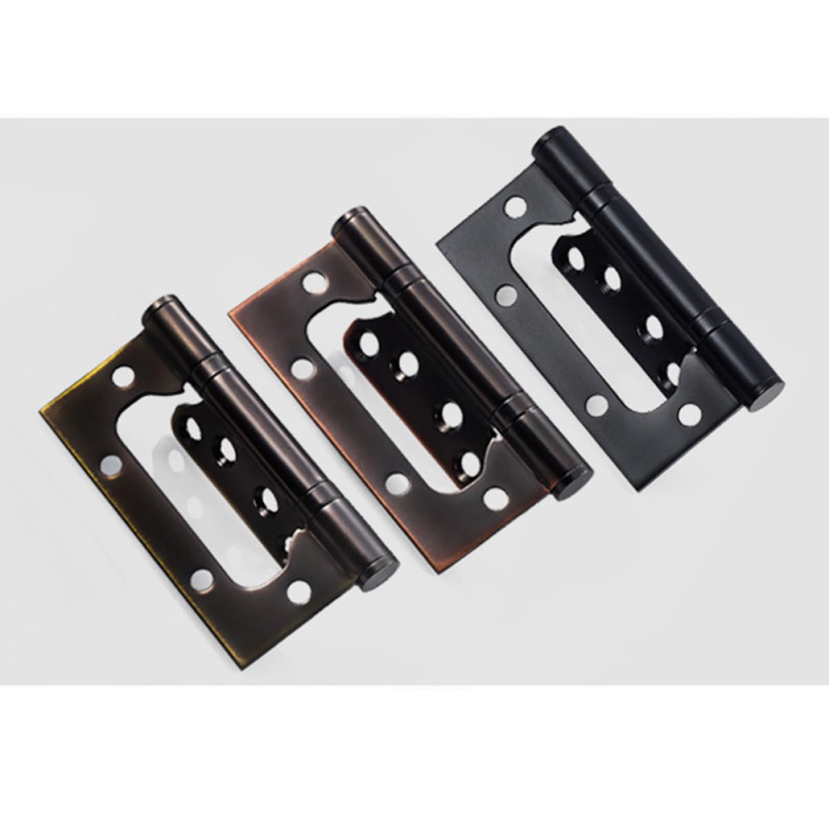 VILLFUL Concealed Hinge Stainless Steel Door Hinges Spring Hinges Black Stainless Steel Hinges