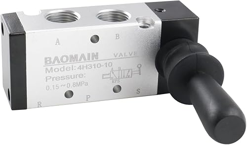 Miniatura 3 de Baomain Válvula de control manual de palanca de mano 4H31010G3entrada de aire 8 5Way 2Posición