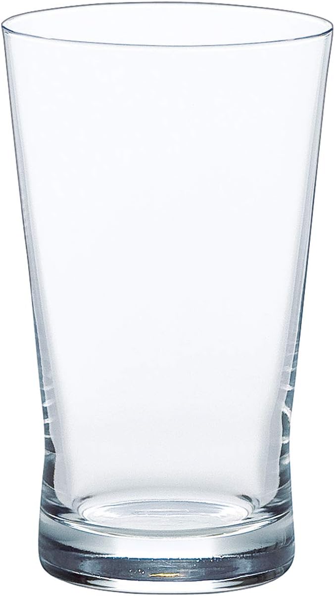 Toyo Sasaki Glass T-22102HS Tumbler Glass, Fjord, 12.8 fl oz (375 ml), 12 oz, Made in Japan, Dishwasher Safe, Shatter-Resistant, Tumbler, Glass, Cup
