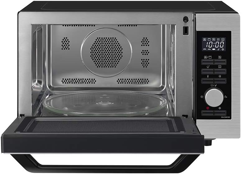 Panasonic NN-C69KSMEPG Forno a Microonde Combinato Ventilato su 5 livelli, 30L, Grill 1000W Quartz su 2 livelli, 30 Programmi Automatici, Speciale Programma Junior Menu, Design Inox e Nero Panasonic NN-C69KSMEPG Forno a Microonde Combinato Ventilato su 5 livelli, 30L, Grill 1000W Quartz su 2 livelli, 30 Programmi Automatici, Speciale Programma Junior Menu, Design Inox e Nero