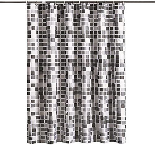 Omenluck 1 Pc Shower Curtain Mosaic Home Thickened Waterproof Bathroom Curtain Polyester Shower Curtain